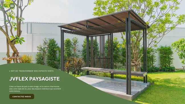 Aperçu du template Jardin & paysagiste